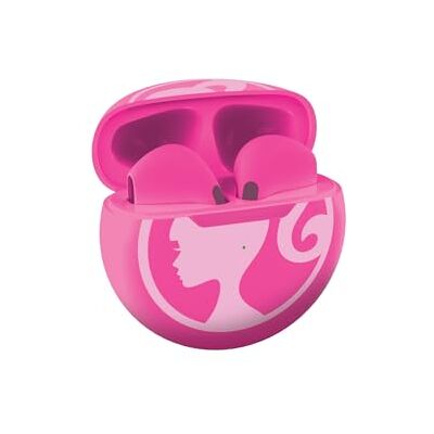Lexibook , Barbie, draadloze stereo-hoofdtelefoon, hoogwaardig geluid, geïntegreerde microfoon, touch-bediening, oplaadbox, geluid beperkt tot 85 dB, roze, HPBT05BB Lexibook , Barbie, draadloze stereo-hoofdtelefoon, hoogwaardig geluid, geïntegreerde microfoon, touch-bediening, oplaadbox, geluid beperkt tot 85 dB, roze, HPBT05BB