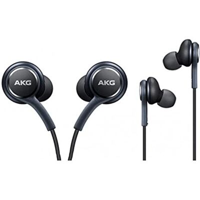 Samsung /AKG EO-IG955BSEGWW Officiële handsfree-installatie voor Galaxy S8/S8, gekalibreerd door AKG/Harman Kardon, knoopvrij, zwart Samsung /AKG EO-IG955BSEGWW Officiële handsfree-installatie voor Galaxy S8/S8, gekalibreerd door AKG/Harman Kardon, knoopvrij, zwart