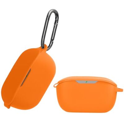 kwmobile Hoes compatibel met JBL WAVE BUDS hoes hoofdtelefoonhoes siliconen beschermhoes oranje kwmobile Hoes compatibel met JBL WAVE BUDS hoes hoofdtelefoonhoes siliconen beschermhoes oranje