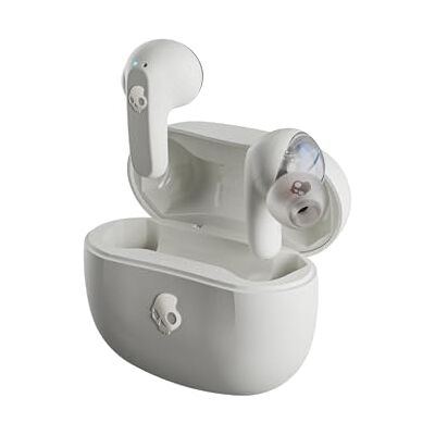 Skullcandy Skull-iQ, draadloze in-ear hoofdtelefoon, 42 uur batterijduur, compatibel met Alexa, microfoon, compatibel met iPhone + Android + Bluetooth-apparaten, wit Skullcandy Skull-iQ, draadloze in-ear hoofdtelefoon, 42 uur batterijduur, compatibel met Alexa, microfoon, compatibel met iPhone + Android + Bluetooth-apparaten, wit