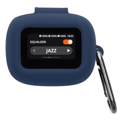 kwmobile Hoofdtelefoonhoes compatibel met JBL Live Flex 3 / Live Buds 3 / Live Beam 3 Siliconen beschermhoes Donkerblauw kwmobile Hoofdtelefoonhoes compatibel met JBL Live Flex 3 / Live Buds 3 / Live Beam 3 Siliconen beschermhoes Donkerblauw