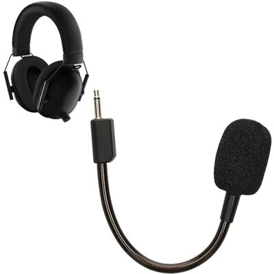 kwmobile Vervangende microfoon compatibel met Razer Blackshark V2 / V2 Pro / V2 SE vervangende microfoon voor gaming-hoofdtelefoon zwart kwmobile Vervangende microfoon compatibel met Razer Blackshark V2 / V2 Pro / V2 SE vervangende microfoon voor gaming-hoofdtelefoon zwart