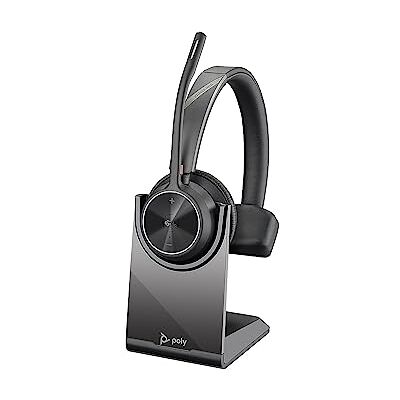PLT Poly – draadloze Voyager 4310 UC-headset met laadstation (Plantronics) – één oor headset – USB-A-Bluetooth-adapter – compatibel met teams (gecertificeerd), zoom en meer PLT Poly – draadloze Voyager 4310 UC-headset met laadstation (Plantronics) – één oor headset – USB-A-Bluetooth-adapter – compatibel met teams (gecertificeerd), zoom en meer