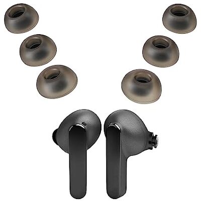 kwmobile 6 x opzetstukken compatibel met JBL Live Pro 2 TWS – reserveoordopjes van siliconen voor hoofdtelefoon, zwart kwmobile 6 x opzetstukken compatibel met JBL Live Pro 2 TWS – reserveoordopjes van siliconen voor hoofdtelefoon, zwart