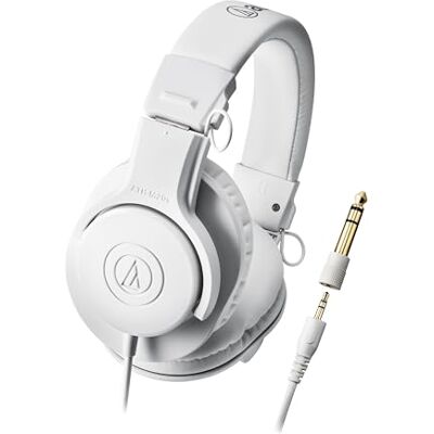 Technica ATH-M20x Professionele hoofdtelefoon voor studio-monitor, wit Technica ATH-M20x Professionele hoofdtelefoon voor studio-monitor, wit