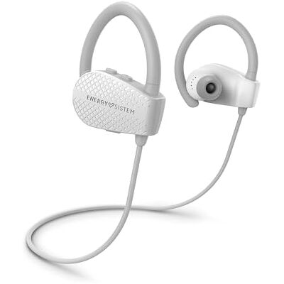 Energy Sistem Bluetooth hoofdtelefoon Sport 1+ Snow (Bluetooth 5.1, assistent-spraakbediening, Secure-Fit bevestigingssysteem, zweetbestendig), wit Energy Sistem Bluetooth hoofdtelefoon Sport 1+ Snow (Bluetooth 5.1, assistent-spraakbediening, Secure-Fit bevestigingssysteem, zweetbestendig), wit