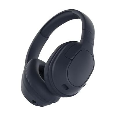 Belkin SoundForm Surround draadloze Bluetooth-hoofdtelefoon (ENC, over-ear met 60 uur batterijduur, zachte oordopjes, voor iPhone, Galaxy, iPad, reizen, thuis of kantoor, blauw) Belkin SoundForm Surround draadloze Bluetooth-hoofdtelefoon (ENC, over-ear met 60 uur batterijduur, zachte oordopjes, voor iPhone, Galaxy, iPad, reizen, thuis of kantoor, blauw)