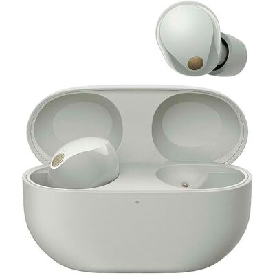 Sony WF-1000XM5 draadloze hoofdtelefoon met ruisonderdrukking, Bluetooth, in-ear hoofdtelefoon met microfoon, 36 uur batterijduur, snel opladen, IPX4, compatibel met iOS en Android, zilverkleurig Sony WF-1000XM5 draadloze hoofdtelefoon met ruisonderdrukking, Bluetooth, in-ear hoofdtelefoon met microfoon, 36 uur batterijduur, snel opladen, IPX4, compatibel met iOS en Android, zilverkleurig
