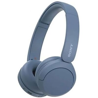 Sony WH-CH520 Draadloze Bluetooth-headset met ruisonderdrukking, geïntegreerde microfoon, batterijduur tot 50 uur en snel opladen, blauw Sony WH-CH520 Draadloze Bluetooth-headset met ruisonderdrukking, geïntegreerde microfoon, batterijduur tot 50 uur en snel opladen, blauw