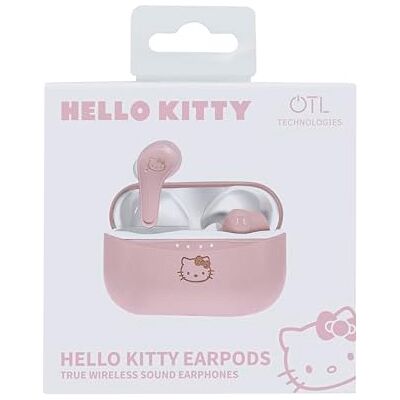 OTL Technologies Hello Kitty Draadloze Bluetooth V5.0 hoofdtelefoon voor kinderen, met oplaadbox, roze OTL Technologies Hello Kitty Draadloze Bluetooth V5.0 hoofdtelefoon voor kinderen, met oplaadbox, roze