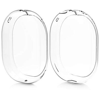 kwmobile 2 x beschermhoes compatibel met Apple AirPods Max/AirPods Max 2 beschermhoes TPU kristalbescherming voor hoofdtelefoon transparant kwmobile 2 x beschermhoes compatibel met Apple AirPods Max/AirPods Max 2 beschermhoes TPU kristalbescherming voor hoofdtelefoon transparant