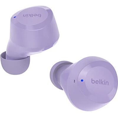 Belkin True Wireless SoundForm Bolt Draadloze hoofdtelefoon met 28 uur batterijduur en mono-modus, IPX4 water- en zweetbestendigheid, bluetooth, microfoon, voor iPhone, Galaxy en meer Belkin True Wireless SoundForm Bolt Draadloze hoofdtelefoon met 28 uur batterijduur en mono-modus, IPX4 water- en zweetbestendigheid, bluetooth, microfoon, voor iPhone, Galaxy en meer