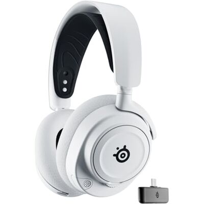 SteelSeries Arctis Nova 7X Wireless Multiplatform gaming en mobiele headset 2,4 GHz + Bluetooth 38 uur batterijduur USB-C afneembare microfoon Xbox Series X S, PC, PS5, VR, Switch SteelSeries Arctis Nova 7X Wireless Multiplatform gaming en mobiele headset 2,4 GHz + Bluetooth 38 uur batterijduur USB-C afneembare microfoon Xbox Series X S, PC, PS5, VR, Switch