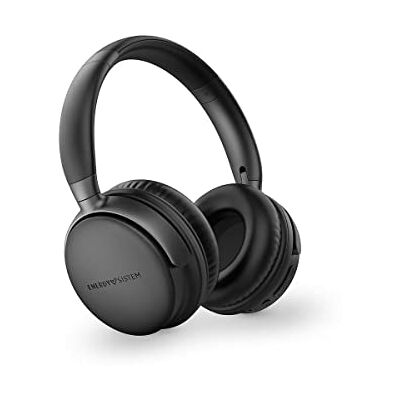 Energy Sistem Power Radio Bluetooth-hoofdtelefoon (FM-radio, 45 uur batterijduur, microSD-mp3-speler, diepe bas, eiwitachtige oorkussens en elastisch geheugenschuim) zwart Energy Sistem Power Radio Bluetooth-hoofdtelefoon (FM-radio, 45 uur batterijduur, microSD-mp3-speler, diepe bas, eiwitachtige oorkussens en elastisch geheugenschuim) zwart