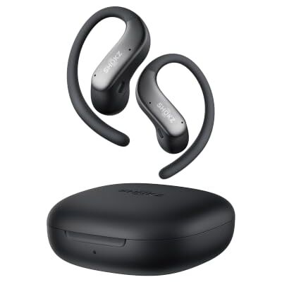 SHOKZ OpenFit Air 2 hoofdtelefoon met vrije oren, ultralicht, IP55, zwart De hele dag comfortabel, Bluetooth 6.1, compact, 36 uur luistertijd, diepe bas, training, nauwkeurige controle SHOKZ OpenFit Air 2 hoofdtelefoon met vrije oren, ultralicht, IP55, zwart De hele dag comfortabel, Bluetooth 6.1, compact, 36 uur luistertijd, diepe bas, training, nauwkeurige controle