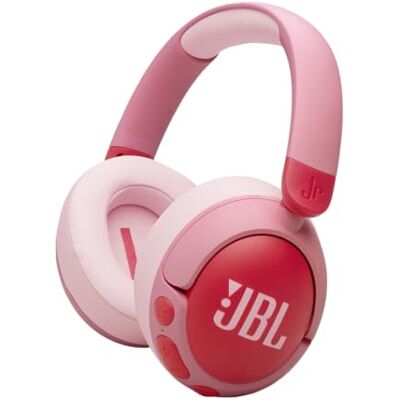 JBL Junior 470 NC, draadloze over-ear hoofdtelefoon voor kinderen, roze JBL Junior 470 NC, draadloze over-ear hoofdtelefoon voor kinderen, roze