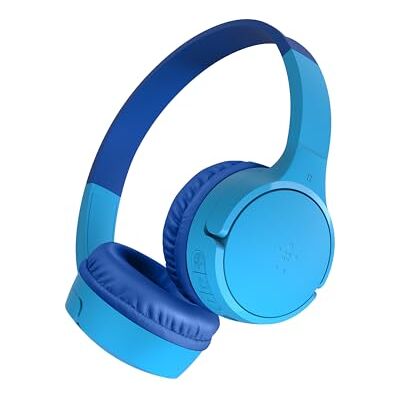 Belkin SoundForm Mini-hoofdtelefoon, draadloos, voor kinderen, met Belkin SoundForm Mini-hoofdtelefoon, draadloos, voor kinderen, met