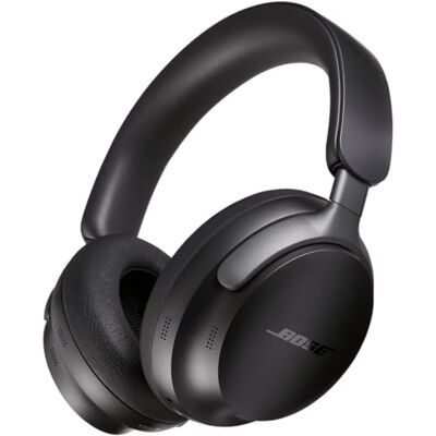 Bose Nieuwe QuietComfort Ultra draadloze hoofdtelefoon met ruimte-audio, over-ear hoofdtelefoon met geïntegreerde microfoon, tot 24 uur batterijduur, zwart Bose Nieuwe QuietComfort Ultra draadloze hoofdtelefoon met ruimte-audio, over-ear hoofdtelefoon met geïntegreerde microfoon, tot 24 uur batterijduur, zwart