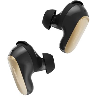 Bose QuietComfort Ultra hoofdtelefoon (2e generatie), draadloze hoofdtelefoon met ruisonderdrukking, tot 6 uur batterijduur, IPx4, meeslepend geluid, diepe bas, woestijngoud Bose QuietComfort Ultra hoofdtelefoon (2e generatie), draadloze hoofdtelefoon met ruisonderdrukking, tot 6 uur batterijduur, IPx4, meeslepend geluid, diepe bas, woestijngoud