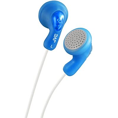 JVC Gumy In-ear hoofdtelefoon, bekabeld, 3,5 mm stekker HA-F14A-N-U (blauw) JVC Gumy In-ear hoofdtelefoon, bekabeld, 3,5 mm stekker HA-F14A-N-U (blauw)