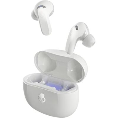 Skullcandy ANC-rail in-ear ruisonderdrukking draadloze oordopjes, 27 uur batterij, microfoon, werkt met iPhone Android en Bluetooth-apparaten Bone Skullcandy ANC-rail in-ear ruisonderdrukking draadloze oordopjes, 27 uur batterij, microfoon, werkt met iPhone Android en Bluetooth-apparaten Bone