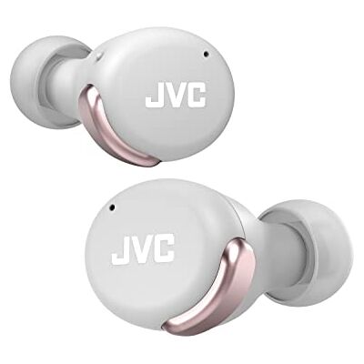 JVC HA-Z330T-P Compacte draadloze oordopjes, actieve ruisonderdrukking, gering gewicht, stijlvol design, BT 5.2, (IPX4), 21 uur speeltijd, lage latency modus voor games, (roze) in-ear JVC HA-Z330T-P Compacte draadloze oordopjes, actieve ruisonderdrukking, gering gewicht, stijlvol design, BT 5.2, (IPX4), 21 uur speeltijd, lage latency modus voor games, (roze) in-ear