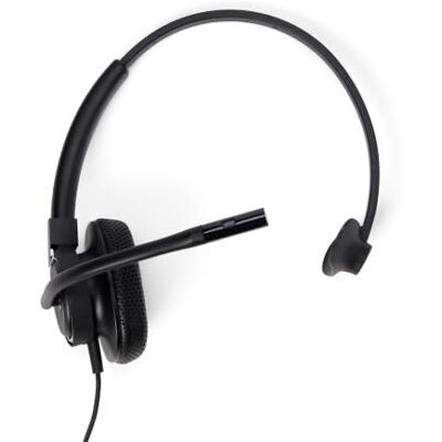 PLT Poly Mission 410 Casque Monaural USB‑C/USB‑A pour PC avec réduction du bruit IA Certifié UC Noir PLT Poly Mission 410 Casque Monaural USB‑C/USB‑A pour PC avec réduction du bruit IA Certifié UC Noir