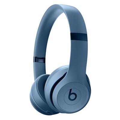 Beats Solo 4 Draadloze Bluetooth on-ear hoofdtelefoon, compatibel met Apple en Android, batterijlevensduur van 50 uur, leisteenblauw Beats Solo 4 Draadloze Bluetooth on-ear hoofdtelefoon, compatibel met Apple en Android, batterijlevensduur van 50 uur, leisteenblauw
