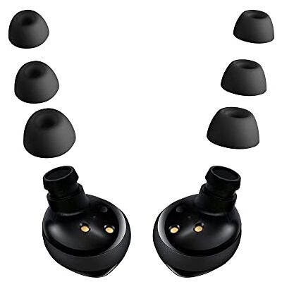 kwmobile 6 x oordopjes, compatibel met Samsung Galaxy Buds 2, reserveoordopjes van siliconen voor hoofdtelefoon, zwart kwmobile 6 x oordopjes, compatibel met Samsung Galaxy Buds 2, reserveoordopjes van siliconen voor hoofdtelefoon, zwart