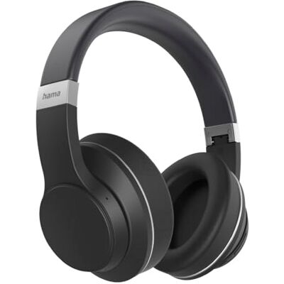 Hama Bluetooth hoofdtelefoon "Passion Voyage" (over-ear hoofdtelefoon, ruisonderdrukking, draadloos opladen, hoofdtelefoon met microfoon, met touch-functie, bluetooth-hoofdtelefoon, oorkussens), zwart Hama Bluetooth hoofdtelefoon "Passion Voyage" (over-ear hoofdtelefoon, ruisonderdrukking, draadloos opladen, hoofdtelefoon met microfoon, met touch-functie, bluetooth-hoofdtelefoon, oorkussens), zwart