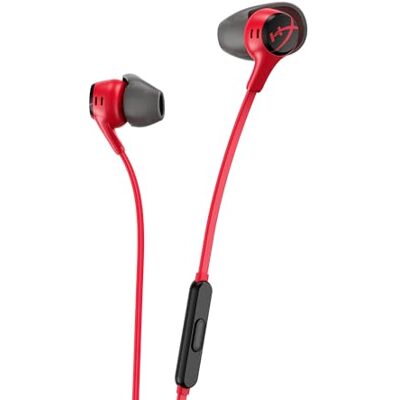 HyperX Cloud Earbuds II gaming-hoofdtelefoon met microfoon, rood HyperX Cloud Earbuds II gaming-hoofdtelefoon met microfoon, rood