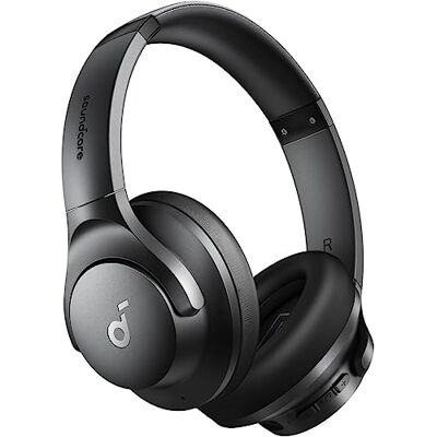 soundcore Q20i ANC by Anker hybride hoofdtelefoon, Bluetooth, draadloos, 40 uur ANC-afspeeltijd, Hi-Res audio, grote bas, personalisatie via app, transparantiemodus, ideaal voor op reis soundcore Q20i ANC by Anker hybride hoofdtelefoon, Bluetooth, draadloos, 40 uur ANC-afspeeltijd, Hi-Res audio, grote bas, personalisatie via app, transparantiemodus, ideaal voor op reis