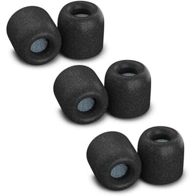 COMPLY Sportoordopjes van traagschuim met zweetbescherming, vervangende oordopjes voor een actieve levensstijl voor B&O medium, zwart COMPLY Sportoordopjes van traagschuim met zweetbescherming, vervangende oordopjes voor een actieve levensstijl voor B&O medium, zwart