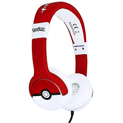 OTL Technologies Pokemon Pokeball bedrade helm voor kinderen, rood OTL Technologies Pokemon Pokeball bedrade helm voor kinderen, rood