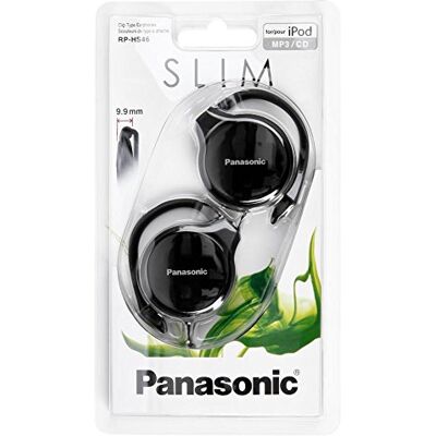 Panasonic RP-HJS46E Koptelefoon met oorclips, zwart Panasonic RP-HJS46E Koptelefoon met oorclips, zwart