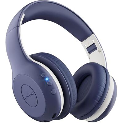 EarFun K2 Kinderkoptelefoon Draadloos met Microfoon, Bluetooth 5.4, 85/94dB Volume Limiet, Hi-Fi Stereo Geluid, 40U Speeltijd, Opvouwbaar, voor Tablet/Telefoon/iPad/PC/SCHOOL/Reizen, Blauw EarFun K2 Kinderkoptelefoon Draadloos met Microfoon, Bluetooth 5.4, 85/94dB Volume Limiet, Hi-Fi Stereo Geluid, 40U Speeltijd, Opvouwbaar, voor Tablet/Telefoon/iPad/PC/SCHOOL/Reizen, Blauw