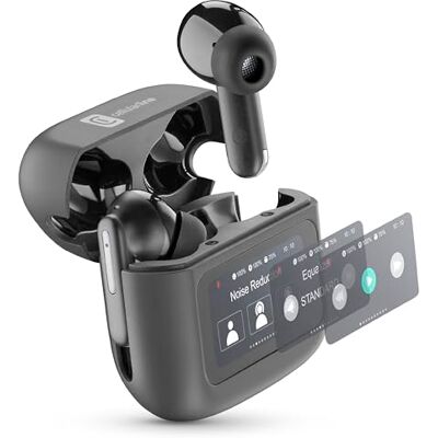 Cellular Line HUSH Bluetooth in-ear hoofdtelefoon met touchscreen, actieve ruisonderdrukking, ruisonderdrukking, 5 EQ, autopairing, 42 uur speeltijd, magneetsluiting om op te laden Cellular Line HUSH Bluetooth in-ear hoofdtelefoon met touchscreen, actieve ruisonderdrukking, ruisonderdrukking, 5 EQ, autopairing, 42 uur speeltijd, magneetsluiting om op te laden