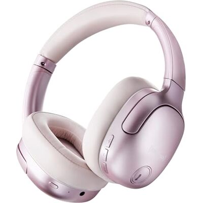 Intenso O400HA Hybride on-ear hoofdtelefoon, actieve ruisonderdrukking, batterijduur tot 75 uur en Bluetooth 5.3, met muziekmodus, transparante modus en snelle oplaadtijd, roze Intenso O400HA Hybride on-ear hoofdtelefoon, actieve ruisonderdrukking, batterijduur tot 75 uur en Bluetooth 5.3, met muziekmodus, transparante modus en snelle oplaadtijd, roze