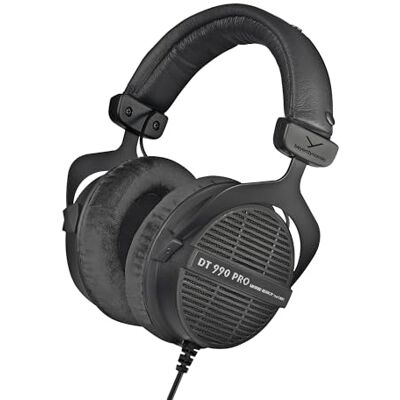 beyerdynamic DT 990 PRO Limited Black Edition open studio-hoofdtelefoon Open design, nauwkeurige geluidsweergave, handgemaakt in Duitsland voor mixen, mastering en bewerken beyerdynamic DT 990 PRO Limited Black Edition open studio-hoofdtelefoon Open design, nauwkeurige geluidsweergave, handgemaakt in Duitsland voor mixen, mastering en bewerken