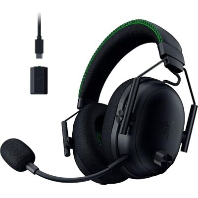 Razer BlackShark V3 Pro XBOX S X Draadloze e-sport-hoofdtelefoon met ANC, actieve ruisonderdrukking, 50 mm TriForce drivers, HyperSpeed 2,4 GHz & Bluetooth, speelweegschaal, kat, Xbox/PC, zwart Razer BlackShark V3 Pro XBOX S X Draadloze e-sport-hoofdtelefoon met ANC, actieve ruisonderdrukking, 50 mm TriForce drivers, HyperSpeed 2,4 GHz & Bluetooth, speelweegschaal, kat, Xbox/PC, zwart