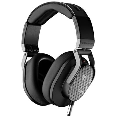 Austrian Audio Hi-X65 Over-ear studio-hoofdtelefoon met speciale oorkussens van traagschuim voor mixen en masteren, 3,5 mm jackstekker, zwart Austrian Audio Hi-X65 Over-ear studio-hoofdtelefoon met speciale oorkussens van traagschuim voor mixen en masteren, 3,5 mm jackstekker, zwart