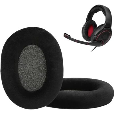 kwmobile 2 x reservepads compatibel met Sennheiser GAME ZERO / HD380PRO / PXC450 / PXC350 / PC350 / PC360 oorkussens met fluwelen coating voor hoofdtelefoon zwart kwmobile 2 x reservepads compatibel met Sennheiser GAME ZERO / HD380PRO / PXC450 / PXC350 / PC350 / PC360 oorkussens met fluwelen coating voor hoofdtelefoon zwart