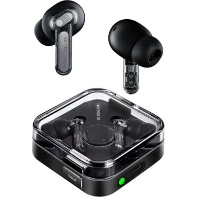 Nothing Ear (3) Draadloze in-ear hoofdtelefoon, adaptieve ruisonderdrukking, LDAC Hi-Res audio, Super Mic, IP54, snel opladen, tot 38 uur batterijduur, compatibel met Android en iOS, zwart Nothing Ear (3) Draadloze in-ear hoofdtelefoon, adaptieve ruisonderdrukking, LDAC Hi-Res audio, Super Mic, IP54, snel opladen, tot 38 uur batterijduur, compatibel met Android en iOS, zwart