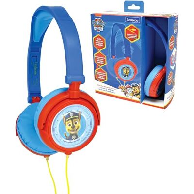 Lexibook HP015PA Paw Patrol Stereohoofdtelefoon, beperkt geluidsvermogen, opvouwbaar en verstelbaar, blauw/rood Lexibook HP015PA Paw Patrol Stereohoofdtelefoon, beperkt geluidsvermogen, opvouwbaar en verstelbaar, blauw/rood