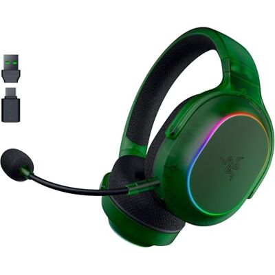 Razer Barracuda X Phantom Green Edition draadloze multiplatform gaming-headset (285 g, TriForce 40 mm Driver, Dual Wireless HyperSpeed en Bluetooth) Phantom Green Razer Barracuda X Phantom Green Edition draadloze multiplatform gaming-headset (285 g, TriForce 40 mm Driver, Dual Wireless HyperSpeed en Bluetooth) Phantom Green