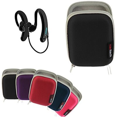 Navitech Zwarte harde hoes voor KuaiFit Sport koptelefoon Navitech Zwarte harde hoes voor KuaiFit Sport koptelefoon