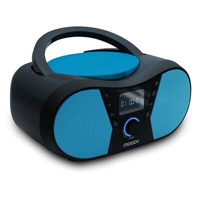 mooov Sportman 477412 cd-speler met FM-radio, USB-aansluiting, slaapfuncties en ID3 led-display, AUX-in, hoofdtelefoonuitgang, equalizer mooov Sportman 477412 cd-speler met FM-radio, USB-aansluiting, slaapfuncties en ID3 led-display, AUX-in, hoofdtelefoonuitgang, equalizer