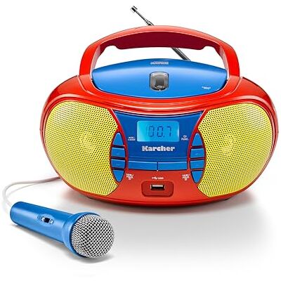 Karcher RR Draagbare CD-radio FKW Kids kleurrijk Karcher RR Draagbare CD-radio FKW Kids kleurrijk