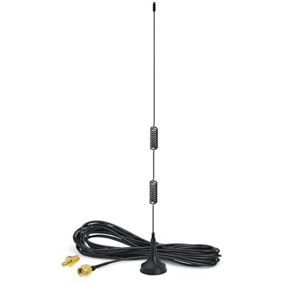 Bingfu RTL SDR Dual Band Antenne 978MHz 1090MHz 7dbi Magnetische Base Met MCX-adapter voor RTL-SDR-ontvanger, ADS-B-ontvanger, luchtvaarttracking en luchtvaarttoepassingen Bingfu RTL SDR Dual Band Antenne 978MHz 1090MHz 7dbi Magnetische Base Met MCX-adapter voor RTL-SDR-ontvanger, ADS-B-ontvanger, luchtvaarttracking en luchtvaarttoepassingen