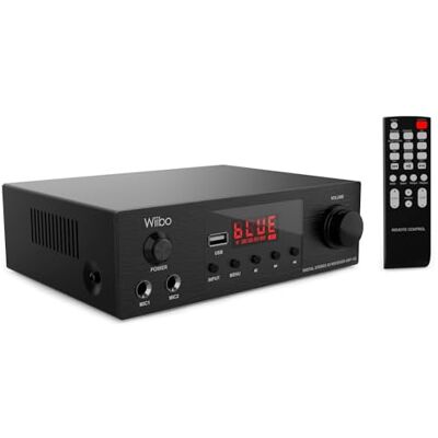 WIIBO ACOUSTICS Wiibo AMP-100 versterker HiFi Bluetooth Con Respuesta Lineal. 50 W + 50 W. Con 2 aansluitingen microfoon WIIBO ACOUSTICS Wiibo AMP-100 versterker HiFi Bluetooth Con Respuesta Lineal. 50 W + 50 W. Con 2 aansluitingen microfoon